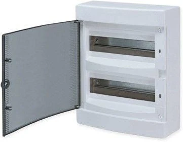 Щит распределительный навесной Unix 2х12мод. IP41 бел. дверь PROxima EKF ux-2x12-nw