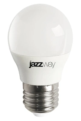 Лампа светодиодная PLED-LX 8Вт G45 шар матовая 4000К нейтр. бел. E27 JazzWay 5025301