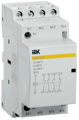 Контактор модульный КМ20-22М AC KARAT IEK MKK11-20-22