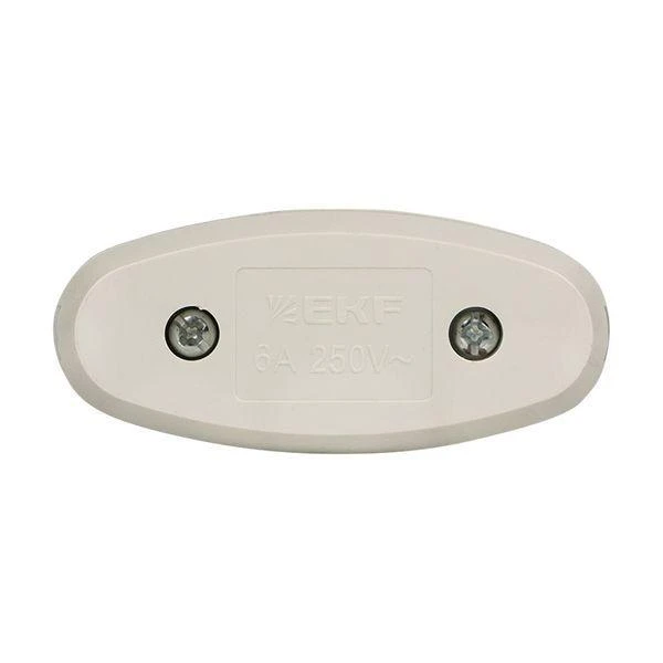 Переключатель на шнур бел. 6А 250В EKF APB6-10 5