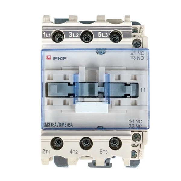 Контактор КМЭ-3 65А кат. 230В AC 1НО+1НЗ EKF ctr-s-65-220 1