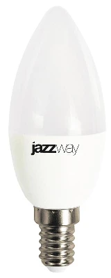 Лампа светодиодная PLED-LX 8Вт C37 свеча матовая 4000К нейтр. бел. E14 JazzWay 5025271