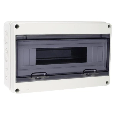 Бокс модульный накладной PDB/W 4015 GR (ЩРН-ПГ-15) IP65 пластик. JazzWay 5072107