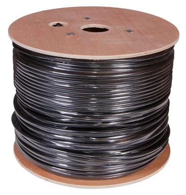 Кабель витая пара F/UTP кат.5e 4х2х24AWG solid PE OUTDOOR черн. (м) Rexant 01-0146 1