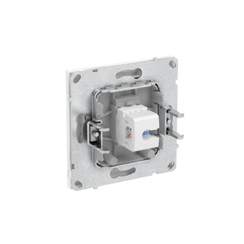 Розетка компьютерная 1-м KANT RJ45 кат.5E без шторки бел. песок DKC 7010663 4
