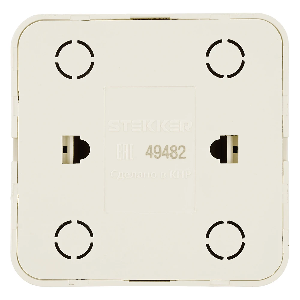 Розетка RJ-45 открытой установки, 1-местная, STEKKER, серия София, слоновая кость, MST00-20-04 49482 3