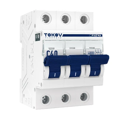 Выключатель автоматический модульный 3п C 40А 6кА PRIZMA TOKOV ELECTRIC TKE-PZ60-MCBI-3-40-C