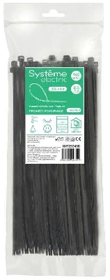 Стяжка кабельная 250х4.8 черн. (уп.100шт) SE IMT25048B