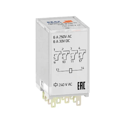 Реле промежуточное OptiRel G RP55-34-24D-6-CO-S/TI КЭАЗ 282953