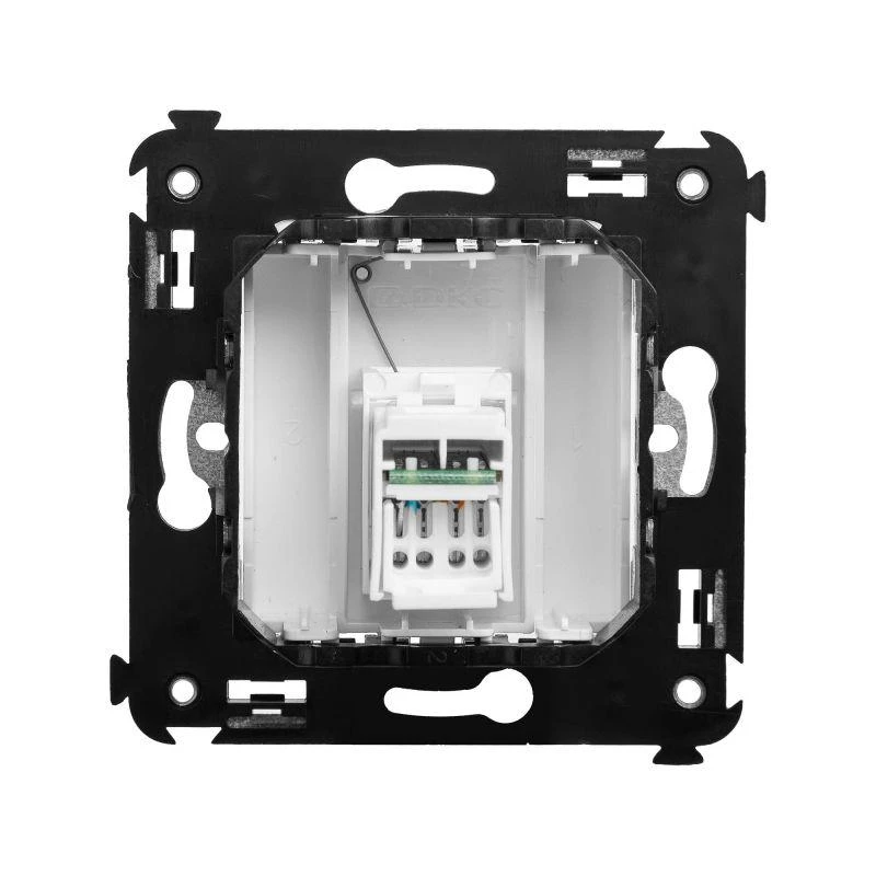 Розетка компьютерная 1-м СП Avanti "Белое облако" RJ45 кат.6 DKC 4400293 2