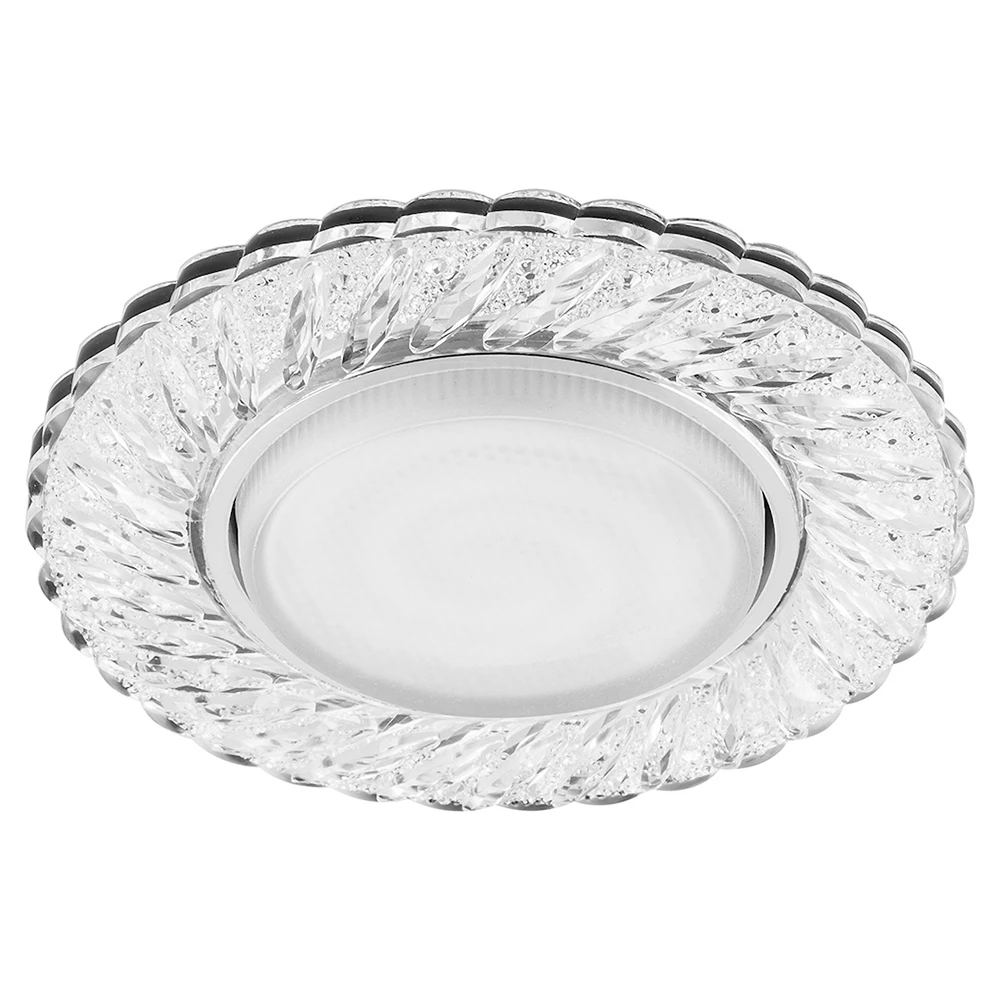 Светильник встраиваемый с белой LED подсветкой Feron CD4021 потолочный GX53 без лампы прозрачный 29474 10