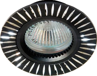 Светильник встраиваемый Feron GS-M394 потолочный MR16 G5.3 черный 17937
