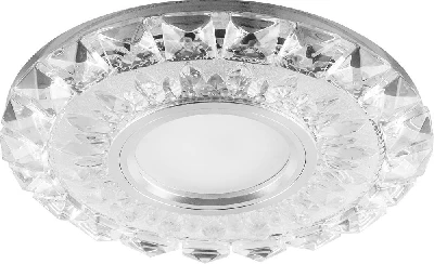Светильник встраиваемый с белой LED подсветкой Feron CD922 потолочный MR16 G5.3 прозрачный 28897