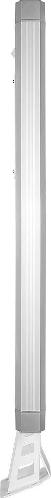 Светодиодный уличный фонарь консольный на солнечной батарее Feron SP2338 16W 6400K с датчиком движения, серый 32190 1