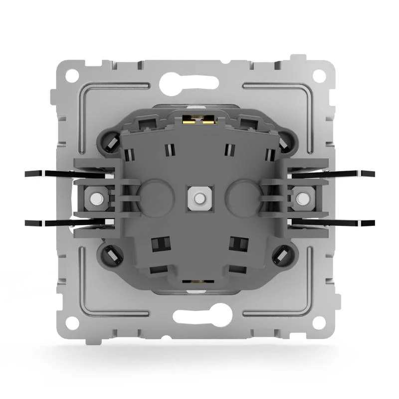 Розетка 1-м СП Pixel 16А IP20 без заземл. защ. шторки механизм карбон TOKOV ELECTRIC TKE-PX-R1SF-C14 4
