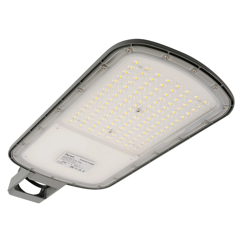 Светодиодный уличный консольный светильник Feron SP3070 100W 5000K AC90-300V, серый 51800 6