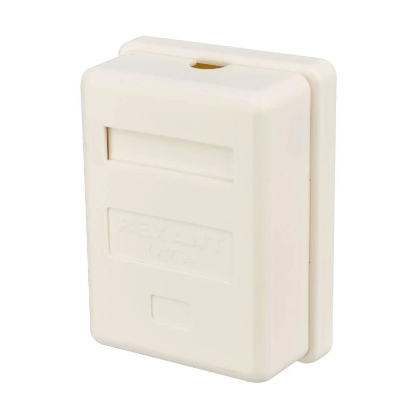 Розетка компьютерная 1-м ОП RJ45 кат.5E UTP неэкранир. бел. Rexant 03-0121 7