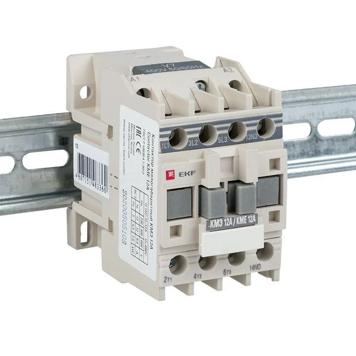 Контактор КМЭ 12А кат. 220В AC 1НО EKF ctr-s-12-220 5
