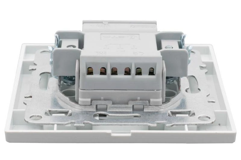 Выключатель 2-кл. СП Минск 10А IP20 бел. Basic EKF ERV10-023-10 2