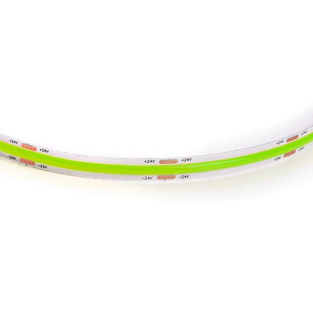 Светодиодная COB лента Feron LS530 320SMD(2110) 10Вт/м 24V 5000*8*1.8мм IP20, зеленый 48268 7