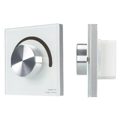Панель SMART-P90-DIM-G-IN White 230В Rotary 2.4G IP20 пластик Arlight 028424