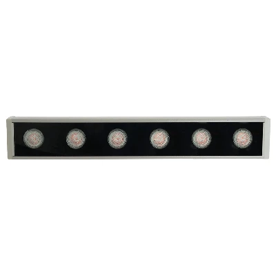 LL-893 Светодиодный линейный прожектор для подсветки стен, красный, 250*40*25mm, 6W DC24V, IP65 51567