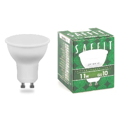 Лампа светодиодная SAFFIT SBMR1611 MR16 GU10 11W 230V 6400K 55156