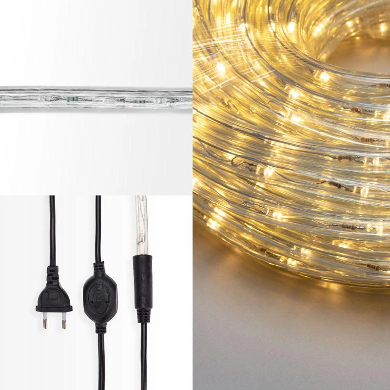 Шнур светодиодный Дюралайт фиксинг 2Вт 24LED/м тепл. бел. 20м Neon-Night 121-326-20 2