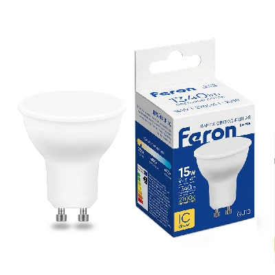 Лампа светодиодная Feron LB-965 MR16 GU10 15W 175-265V 2700K 53482