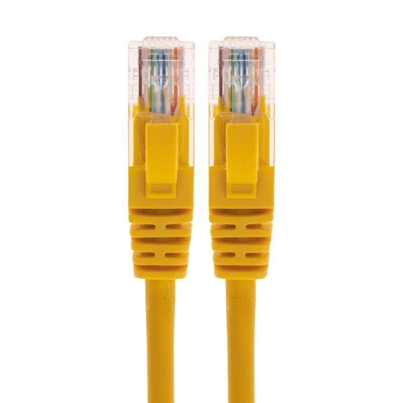 Патч-корд U/UTP CAT 5e RJ45-RJ45 26AWG LSZH желт. 1.5м Rexant 02-0105-105 1