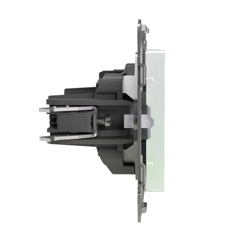 Розетка 1-м СП Pixel 16А IP20 без заземл. механизм перламутр. TOKOV ELECTRIC TKE-PX-R1-C04 3