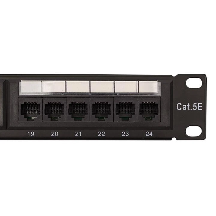 Патч-панель 19дюйм 1U кат.5E UTP неэкранир. 24 порта RJ45 Dual IDC с органайзером TERACOM PRO EKF TRP-PPNL-5EUTP-C1U24 4