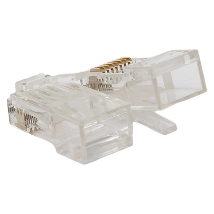 Коннектор RJ45 (8P8C) кат.6 неэкранир. 30мкд универс. (уп.20шт) TERACOM PRO EKF TRP-PLUG-6UTP-20 1