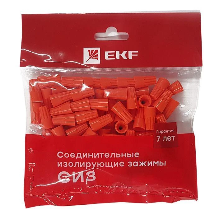 Соединитель проводов СИЗ-3 1.5-5.75кв.мм (уп.100шт) EKF plc-cc-5 1