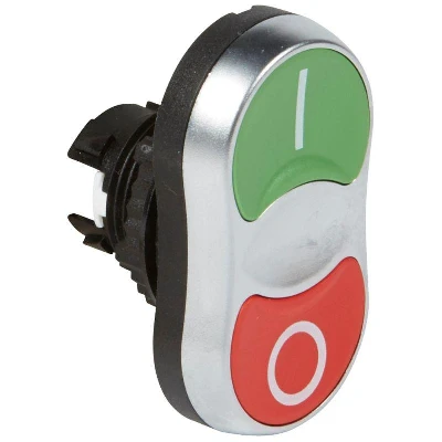 Кнопка двойная IP66 красн./черн. Osmoz Leg 023980