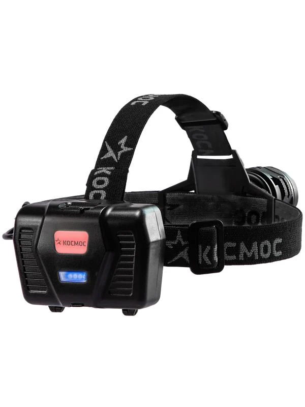 Фонарь налобный аккум. 10Вт Laser LED/Li-ion18650 3х1200мА.ч алюм. КОСМОС KOC854Lit 2