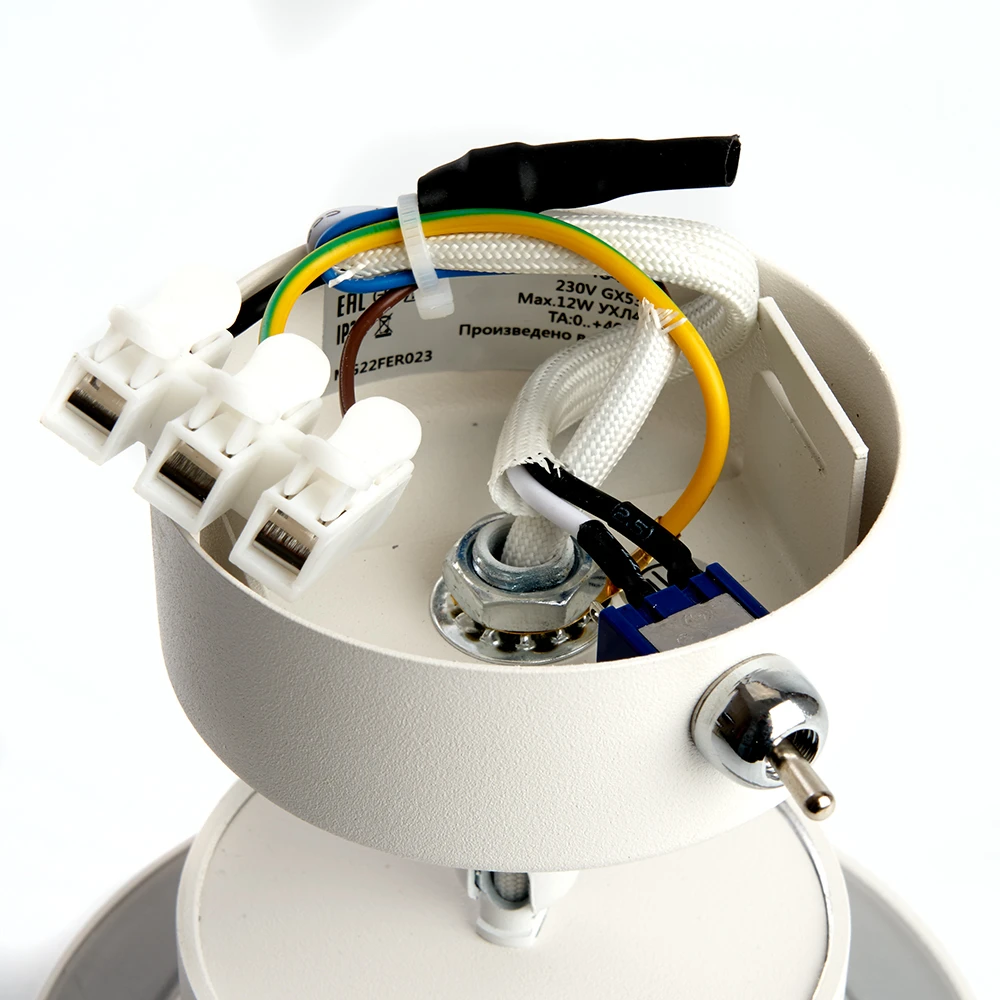 Светильник HL3670 AURA 12W, 230V, GX53, белый 48413 6