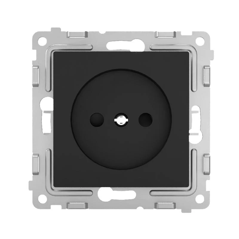 Розетка 1-м СП Pixel 16А IP20 без заземл. механизм карбон TOKOV ELECTRIC TKE-PX-R1-C14 1