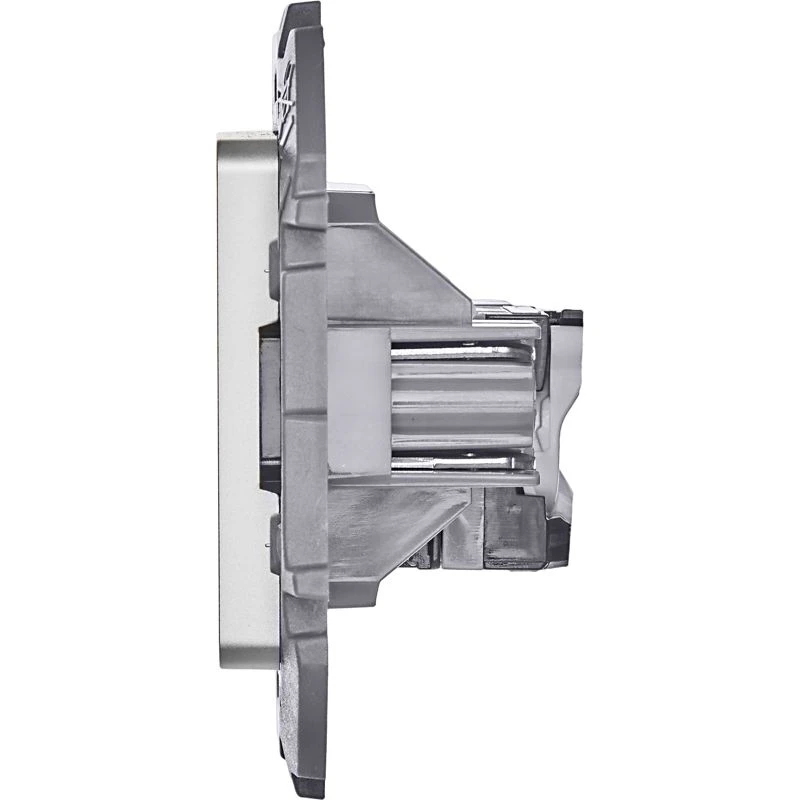 Розетка компьютерная СП Inspiria RJ45 кат.5E UTP IP20 алюм. IEK 673827 5