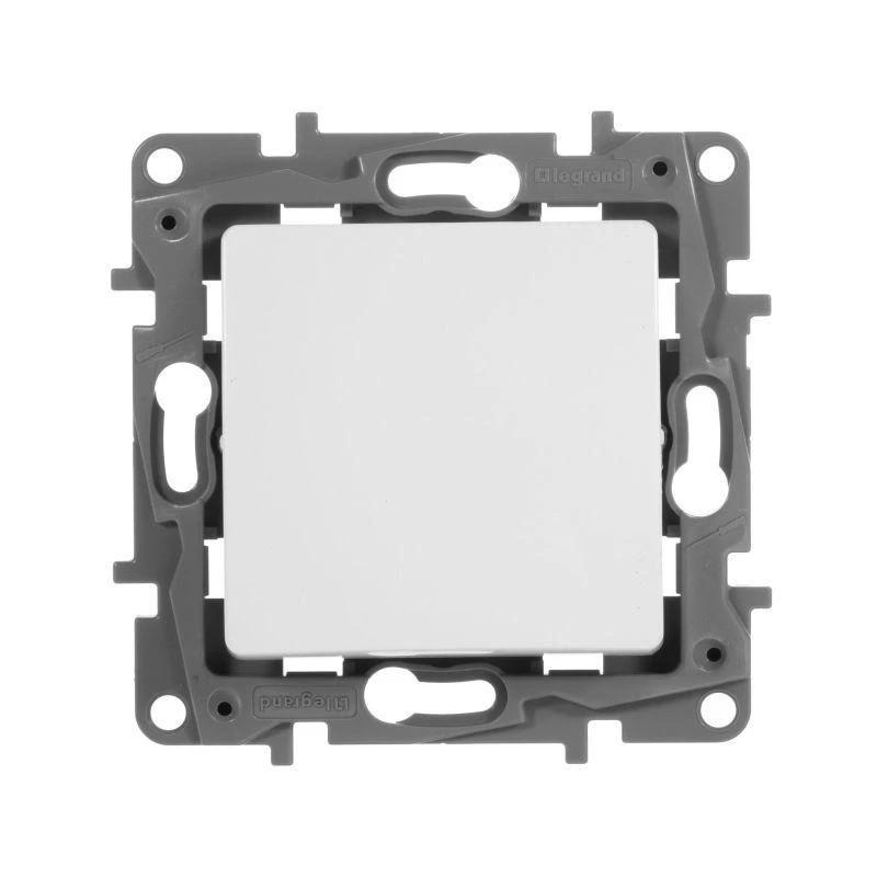 Переключатель 1-кл. СП Etika 10А IP20 250В 10AX безвинтов. зажимы механизм бел. IEK 672205 4