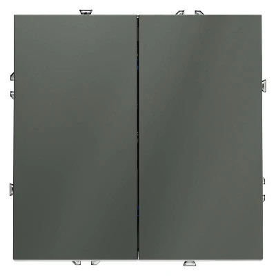 Выключатель 2-кл. СП S70 10А механизм титан Voltum VLS020106