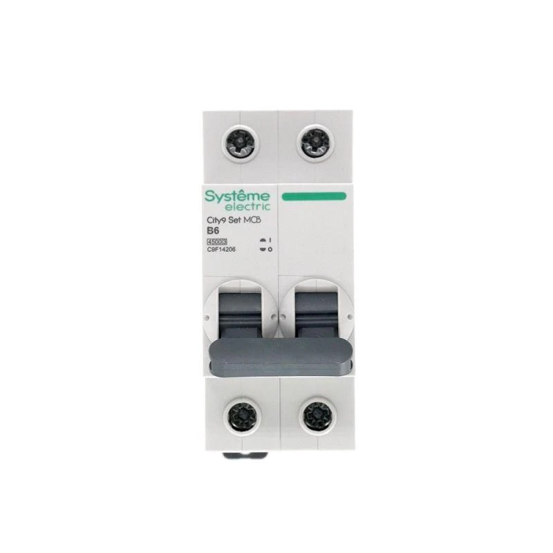 Выключатель автоматический модульный 2п B 6А 4.5кА City9 Set 230В SE C9F14206 4