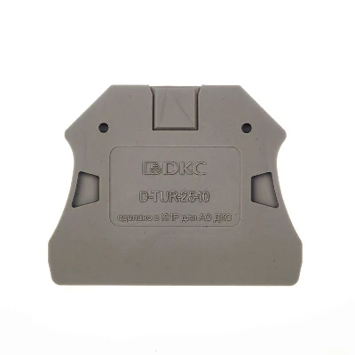 Изолятор торцевой для клемм TUR-2.5-10 сер. DKC D-TUR-2.5-10R