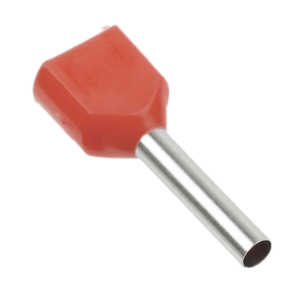 LD406-1008 Наконечник штыревой втулочный изолированный НШВИ(2) 1,0-8 (DIY упаковка 25 шт) 50402 3
