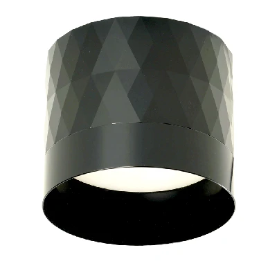 Светильник потолочный Feron HL388 Barrel PRISM GX53 12W 230V, черный 48802