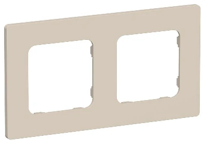 Рамка 2-м СП FLITE РУ-2-К-ФлЛ льняной IEK FI-M22-32-20-K88