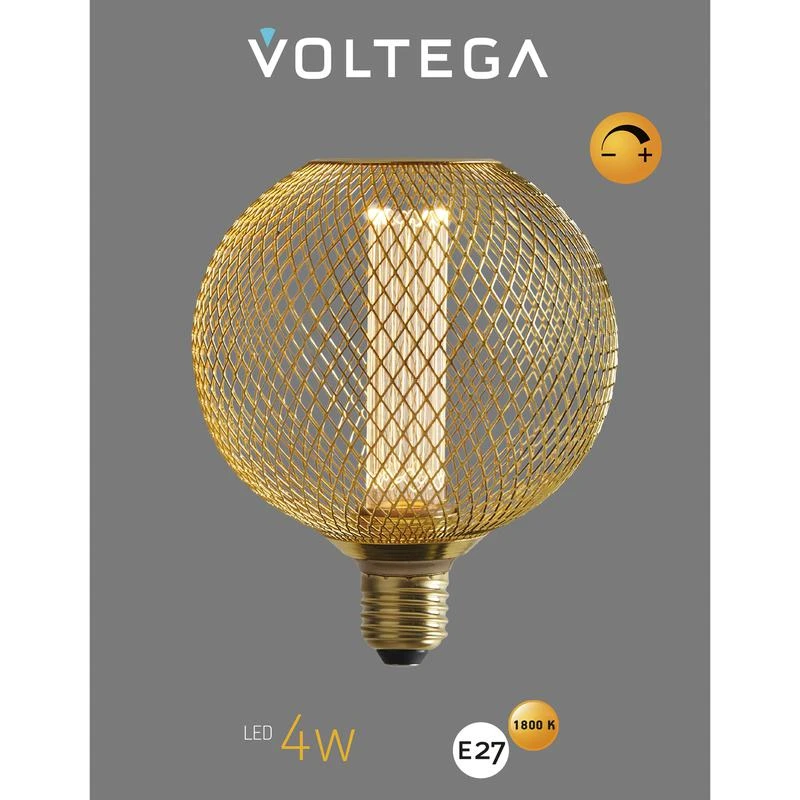 Лампа светодиодная Loft Led DP82293 4Вт 1800К E27 DIM Voltega 8566 5