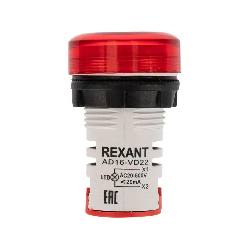 Индикатор значения напряжения красн. VD22 70-500В Rexant 36-5000 2