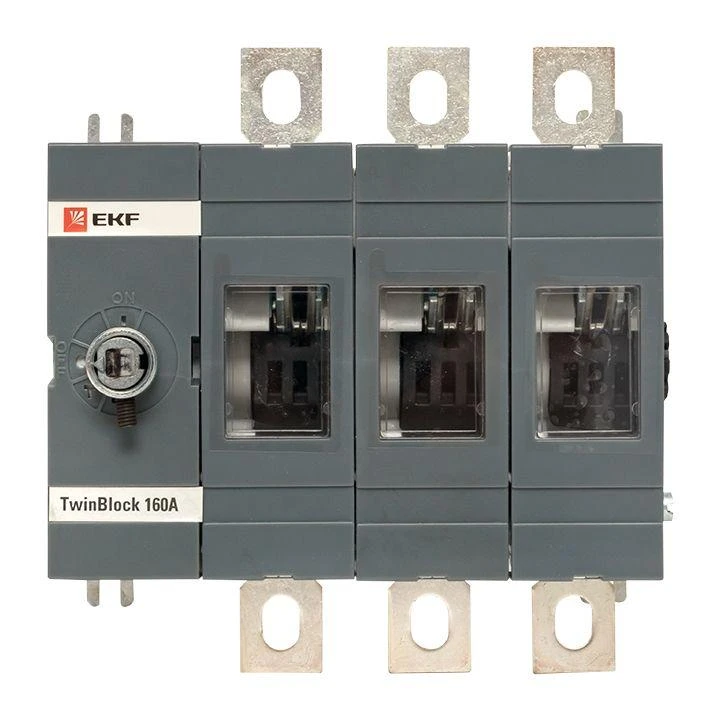 Рубильник 3п 160А без рукоятки управления TwinBlock PROxima EKF tb-s-160-3p 1