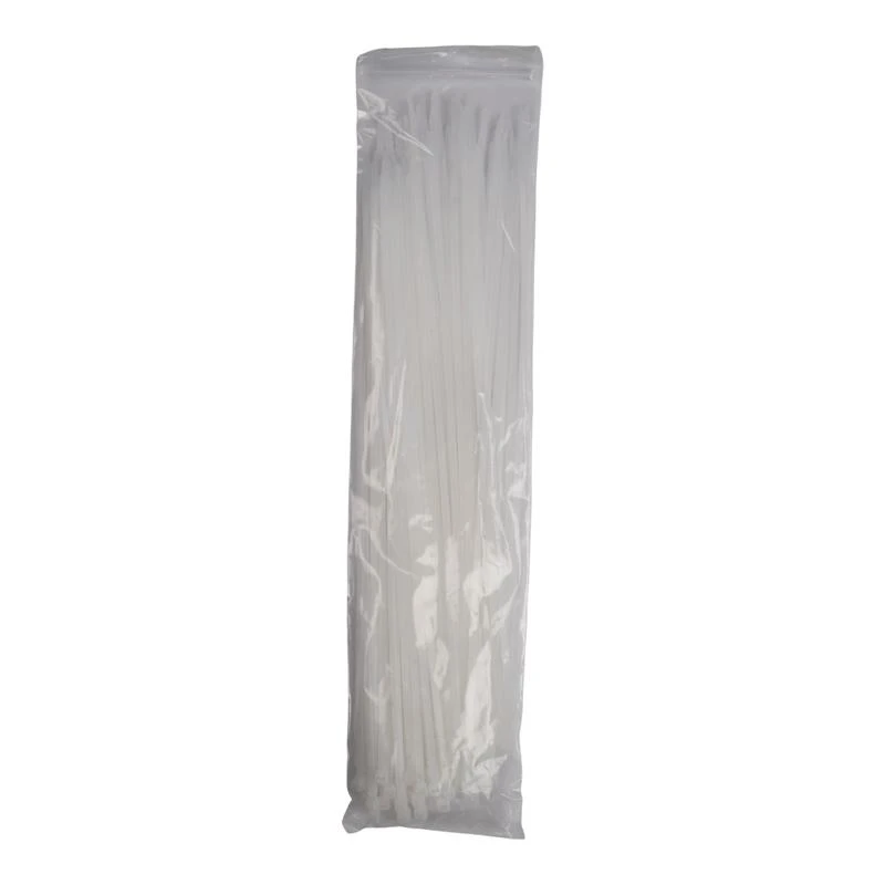 Хомут кабельный PCT 4.8х400-100WH 4.8х400 PA6.6 бел.(уп.100шт) JazzWay 5054097 3